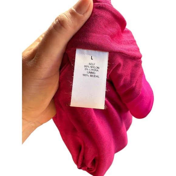 New NWT Cut25 by Yigal Azrouel Pink One Shoulder Gathered Bodycon Mini Dress - L - Picture 6 of 9